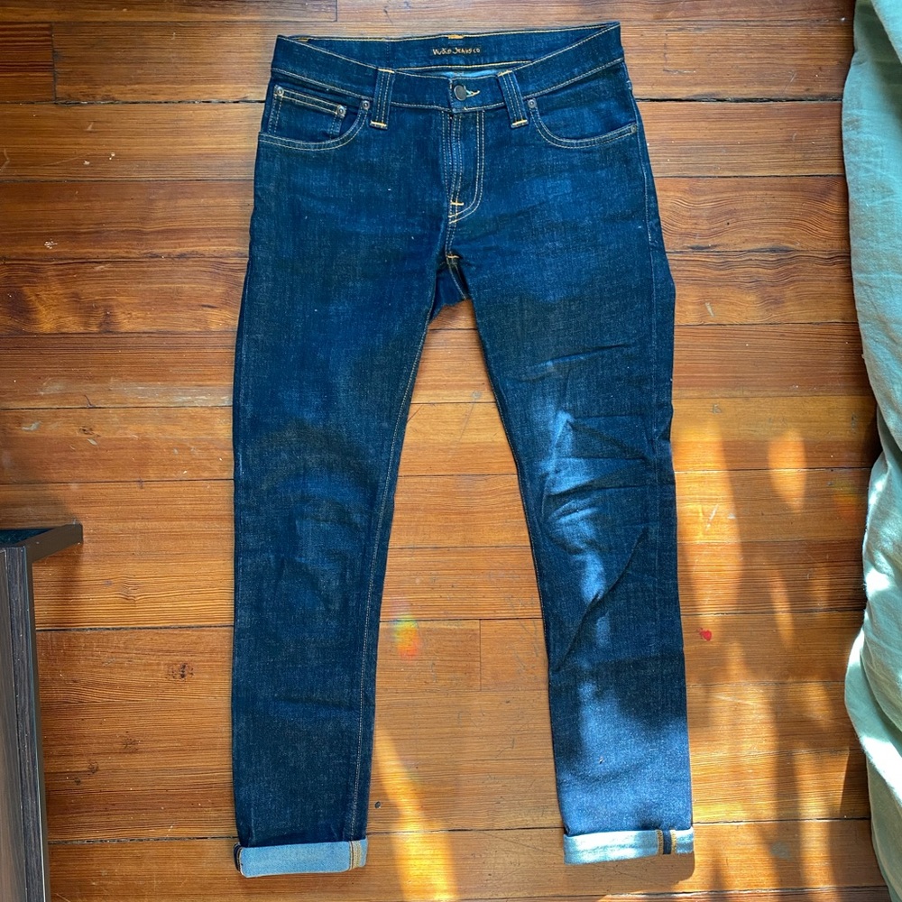 Nudie Jeans Raw Denim Skinny Jean